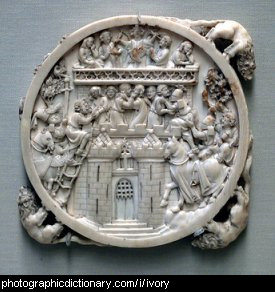 Photo of an ivory carving