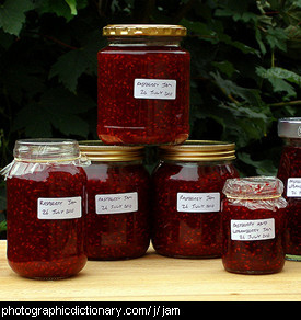 Photo of jars of jam