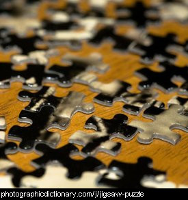 Photo of a jigsaw puzzle