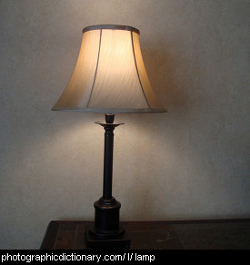 Photo of a lamp.