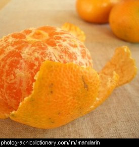 Photo of mandarin fruit