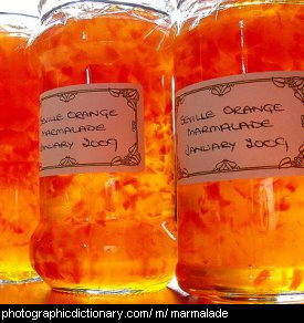 Photo of jars of marmalade