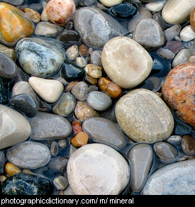 Photo of pebbles on a beach
