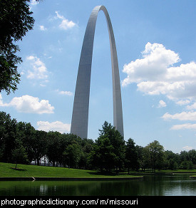 Photo of the Gateway Arch, St Louis