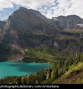 Photo of Grinnell Lake, Montana