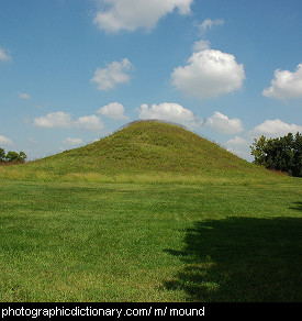 Photo of a mound