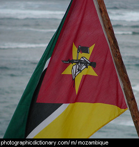 Photo of the Mozambique flag