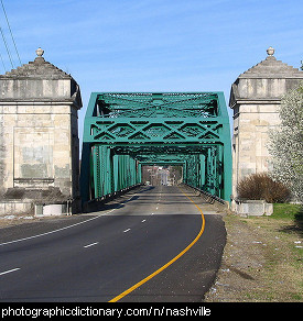 Photo of a bridge in Nashville