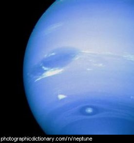 Photo of the planet Neptune