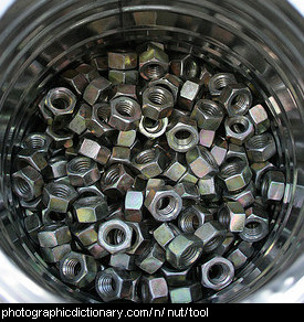 Photo of nuts for bolts
