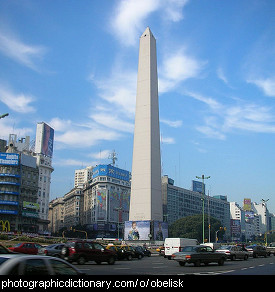 Photo of an obelisk