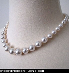 Photo of a pearl necklace