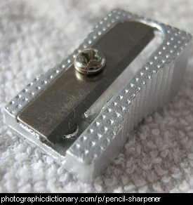 Photo of a pencil sharpener
