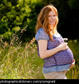 Photo of a pregnant woman