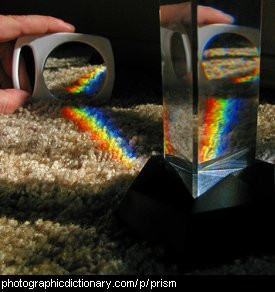 Photo of a prism