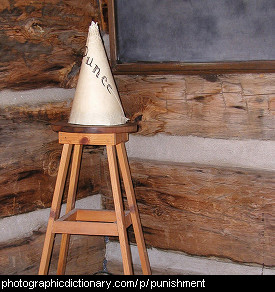 Photo of a dunce cap