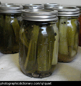 Photo of quart jars