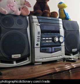 Photo of a radio