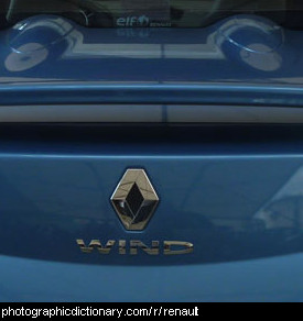Photo of a Renault badge