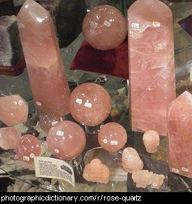 Photo of rose quartz