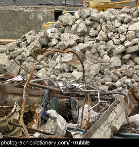 Photo of rubble
