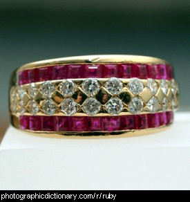 Photo of a ruby ring