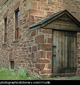 Photo of a rustic house