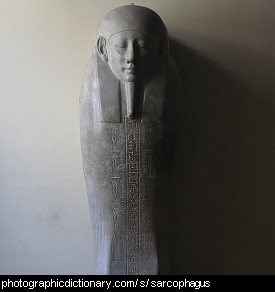 Photo of a sarcophagus