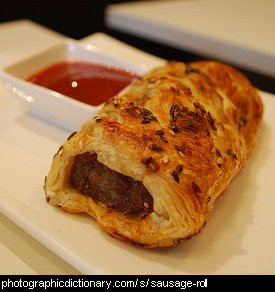 Photo of a sausage roll