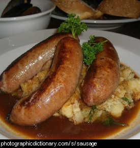 Photo of sausages