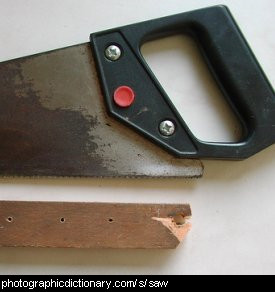 Photo of a hand saw