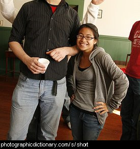 Woman and Very Tall Man, Photograph