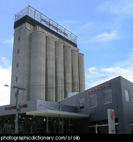 Photo of a silo
