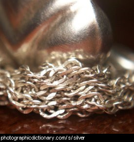 Photo of silver jewelery