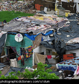 Photo of a slum