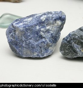 Photo of sodalite rocks