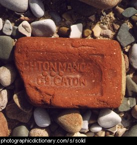 Photo of a solid brick