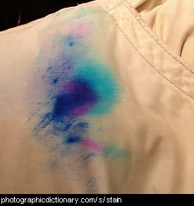 Photo of some stained clothes.