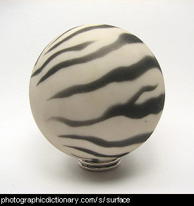 Photo of a striped ball