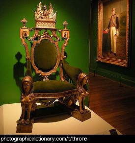 Photo of a throne.
