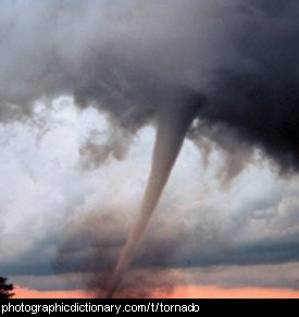 Photo of a tornado