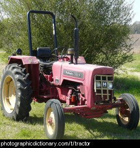 Photo of a tractor.
