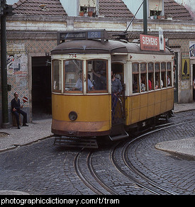 Photo of a tram