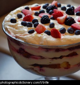 Photo of a trifle