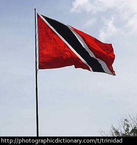 The flag of Trinidad.
