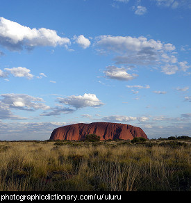 Photo of uluru