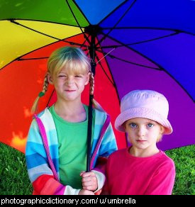 Photo of an umbrella