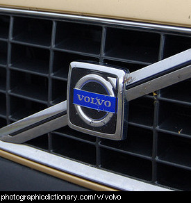 Photo of a Volvo badge