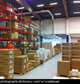 Photo of a warehouse