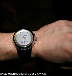 Photo of a wristwatch